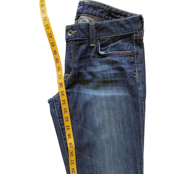Lucky Brand Jeans Womens Size 10/30 Tall Lola Boot Blue Cotton Blend 35" Inseam - Picture 10 of 11